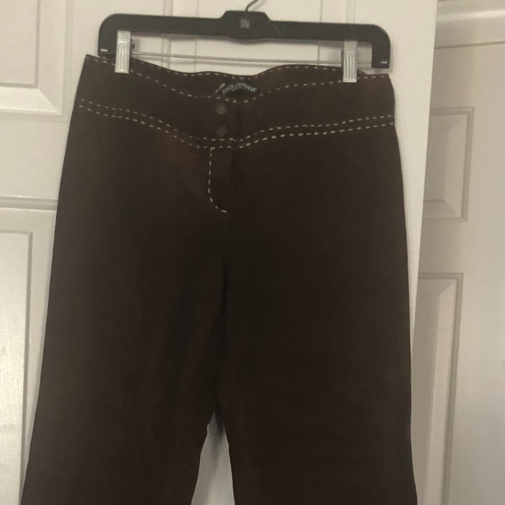 Vintage 70s Style Suede Pants